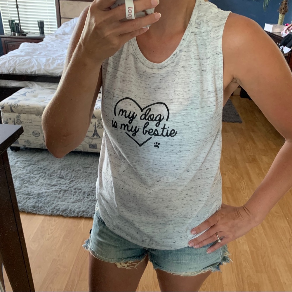 My Dog is My Bestie Bella & Canvas Tank - Picture 2 of 2
